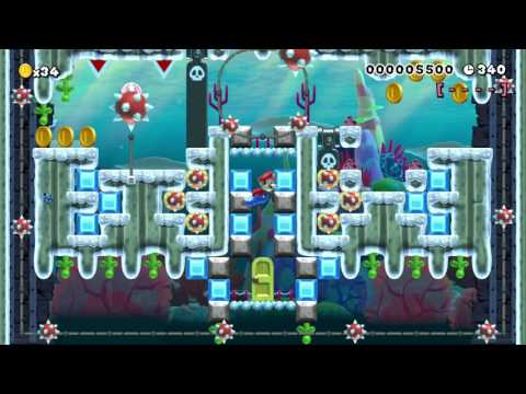 LOCKED JUNGLE by ★OKIdooKY★ ~ WORLD RECORD! - SUPER MARIO MAKER - NO COMMENTARY 1AU