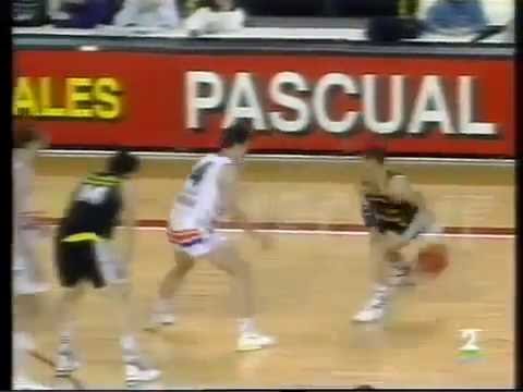 1991/92.- Estudiantes Caja Postal 87 Vs Valvi Girona 76 (PlayOff ACB - 1 partido)