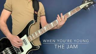 When You&#39;re Young by The Jam (Bass Cover)