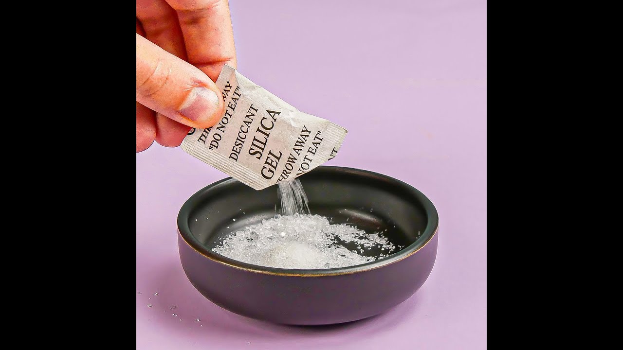 ¡No tires el gel de sílice! 9 sorprendentes trucos con estos sobrecitos que nunca imaginaste