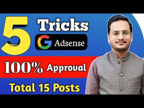 5 Tricks For Google Adsense Approval on Website Adsense Approval Trick 2023