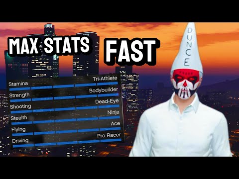 Max Out All Your Stats Fast – GTA 5 Online (2025)