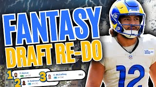 Fantasy Football Draft Re-Do | Top-12 Players in Rest-of-Season Rankings (2025)