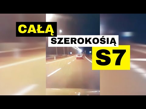 Ponad 2 promile na S7. Dwie kolizje i zatarty silnik.