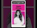 Learn English With Ileana D Cruz