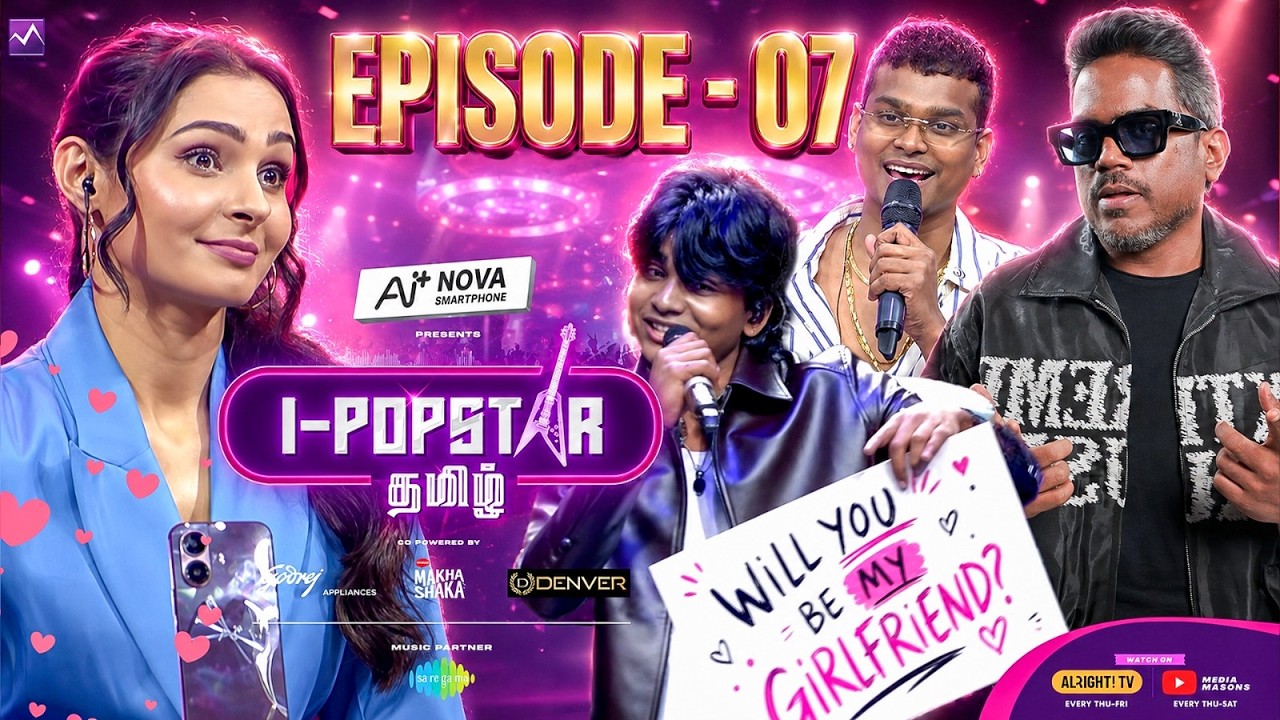 IPOPSTAR Tamil Episode 7🔥| Viral Hook Round🔥| Andrea, Asal, Shakthisree, AnthonyDaasan| Media Masons