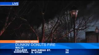 Overnight fire at Dunkin' Donuts in Malta