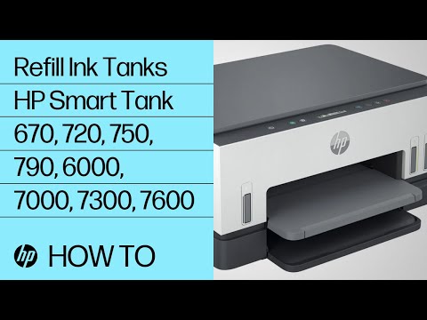 Hướng dẫn cách nạp mực cho máy in HP Smart Tank 670 720 750 790 6000 7000 7300 7600 Ps