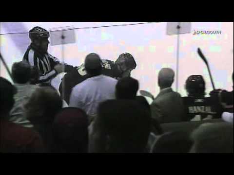 Patrice Cormier and Ed Jovanovski ram heads [FSN]