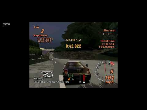 Thumbnail for Gran Turismo 2 FF Racing Modified ( Toyota Celica SS-II 99 ) Deep Forest 1:16.824 by Troller, Toyota, Toyota Celica, Vehicle