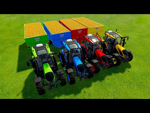 TRACTORS OF COLORS ! MISSION: CORN ! Farming Simulator 22