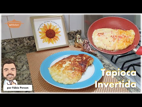 RECEITA DA FAMOSA TAPIOCA INVERTIDA QUE DÁ ÁGUA NA BOCA
