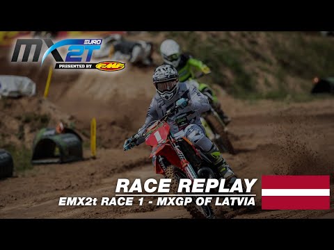 MXGP of Latvia 2019 - Replay EMX 2T Race 1 - Motocross