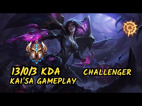 SPY Kobbe (KAI'SA) and GALIO vs ZILEAN and SONA - 13/0/3 KDA BOTTOM CHALLENGER GAMEPLAY - EUW