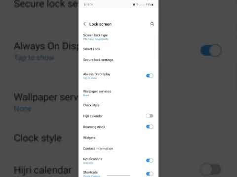 How to display a clock on your android lock screen
