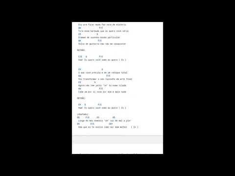 Como eu quero - Leoni