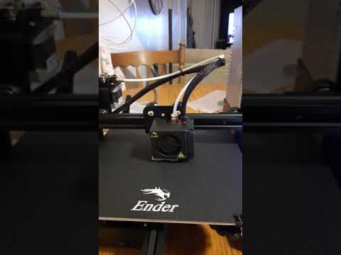 Ender 3 with Bigtreetech SKR mini E3 v1.2 control board test print