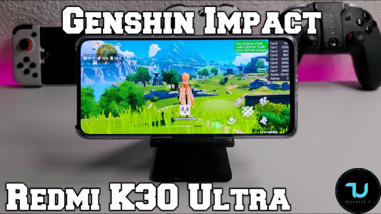 Redmi K30 Ultra Genshin Impact Gameplay 60FPS Dimensity 1000 plus Gaming test(Realme X7 PRO/Iqoo Z1)