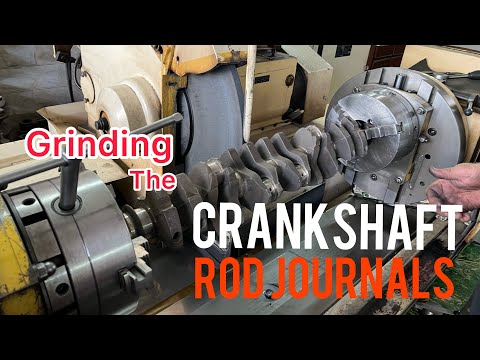 Grinding the Crankshaft Rod Journals