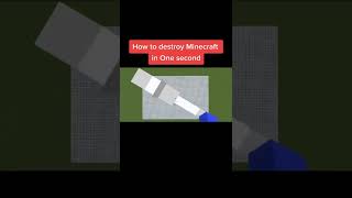 How To Destroy Minecraft In One Second #javaedition #minecrafthack #jplayer 353