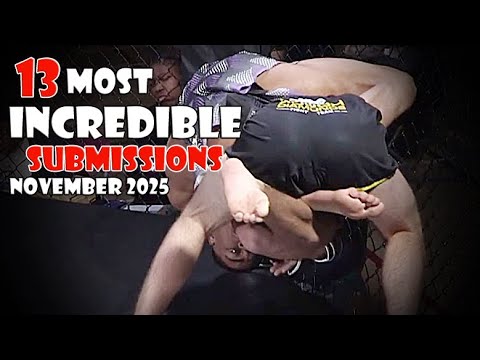 The 13 Most Incredible Submission Victories in MMA This November