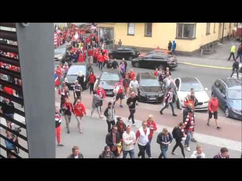 HJK - HIFK 10.7.2015 fanien saapuminen