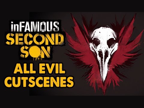 inFamous: Second Son Gameplay Walkthrough Movie - All Cutscenes : EVIL Karma Infamous Rank