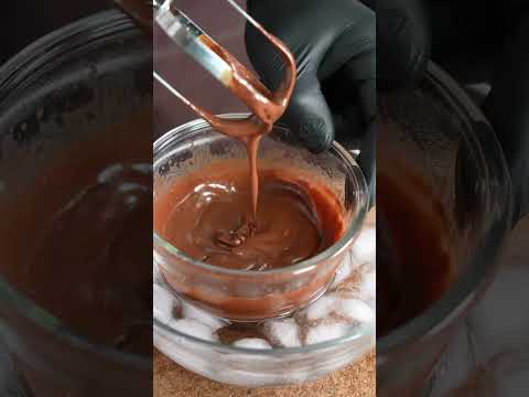 Water chocolate mousse #shorts