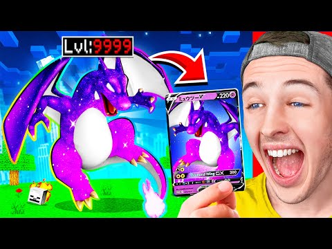 Opening GALAXY POKÉMON PACKS to get GOD POKÉMON in MINECRAFT!