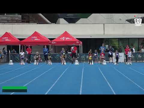 U9 Girls 100m Heat 6: 2022-23 State Combined Events Championships - Saturday