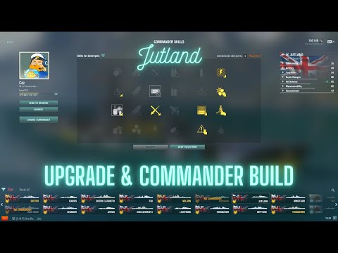 World of Warships - Jutland: Upgrade & Commander Build