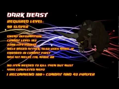 Runescape Dark Beast Slayer Assignment Guide HD