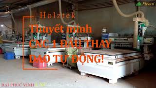 Khi nào thì dùng máy cnc thay dao tự động? Holztek Pro-R1A