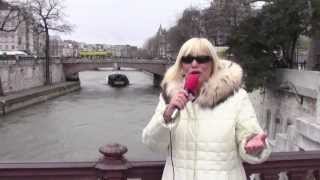 Sylvia Bennett sings by the Seinne in Paris