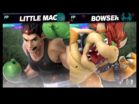 Super Smash Bros Ultimate Amiibo Fights   Request #6586 Little Mac vs Bowser