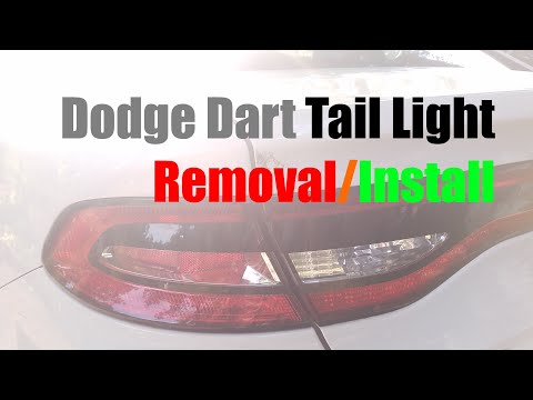 How To Remove 13-16 Dodge Dart Tailights