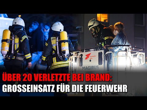 Über 20 Verletzte bei dramatischem Wohnungsbrand in Köln-Porz | 01.12.2025