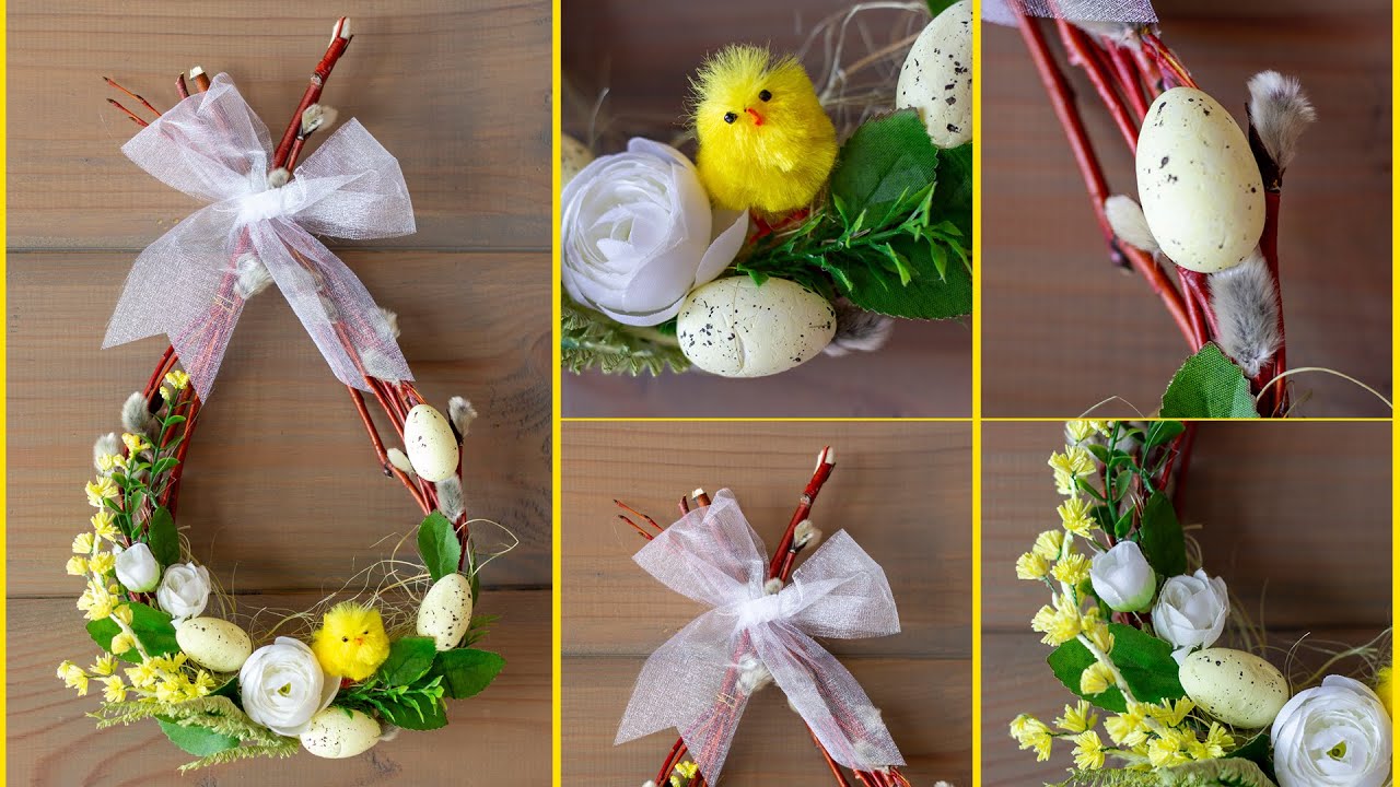 Пасхальный декор своими руками. Diy из веток вербы на Пасху