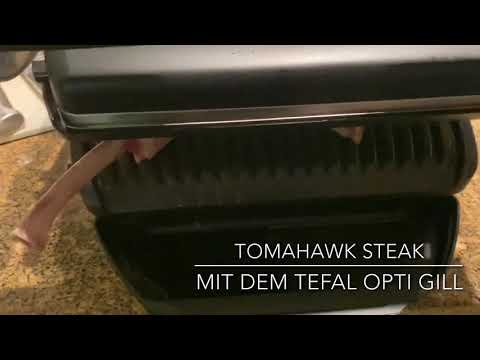 Tomahawk Steak 🥩 mit dem TEFAL OPTI Grill