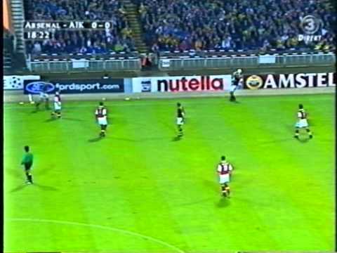 1999 [CL] Arsenal - AIK [2-1] [FÖRSTA HALVLEK]