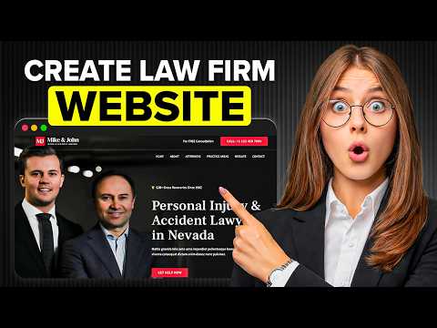 How To Create A Law Firm Website With WordPress 🔥 (Lawyer Website Tutorial)