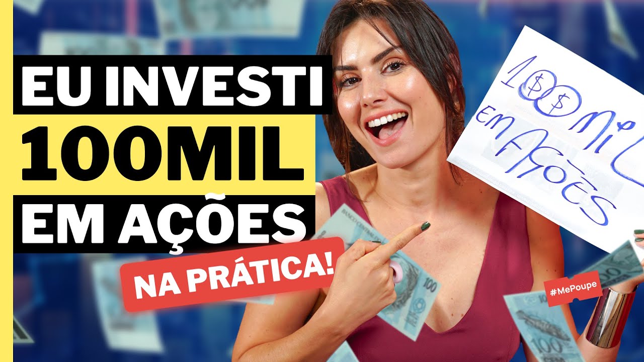 INVESTI R$100 MIL NA CARTEIRA RECOMENDADA DE AÇÕES DE R$50 REAIS I Me Poupe