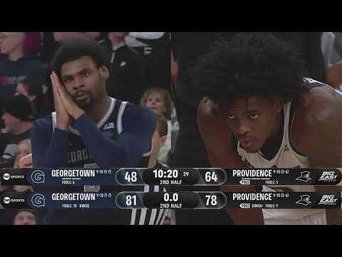 Georgetown mounts INSANE comeback over Providence in Big East men’s basketball matchup