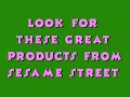 Look For These Great Products From Sesame Street 1995 1997 Logo