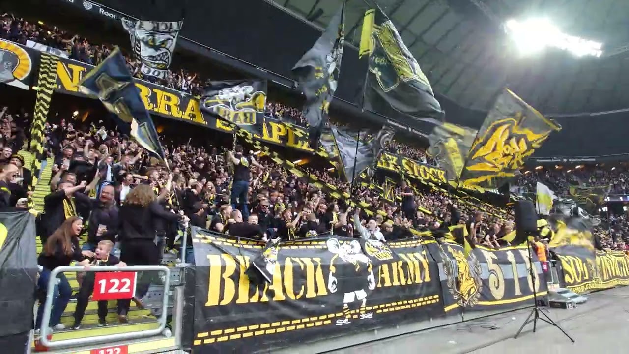 "Hjärtat slår för AIK" + måljubel (AIK - Sirius 2-1)