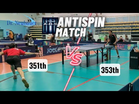 ANTISPIN Offensive Style | Dr. Neubauer A-B-S | 🇮🇹 4th Division |Table Tennis Match