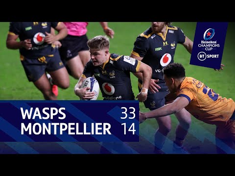 Wasps vs Montpellier (33-14) | Heineken Champions Cup highlights