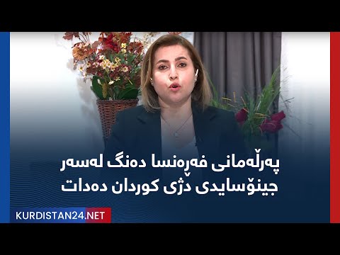 بەڤیدیۆ.. پەرڵەمانی فەڕەنسا دەنگ لەسەر جینۆسایدی دژی کوردان دەدات