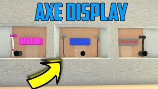 Axe Display Build! Roblox Lumber Tycoon 2