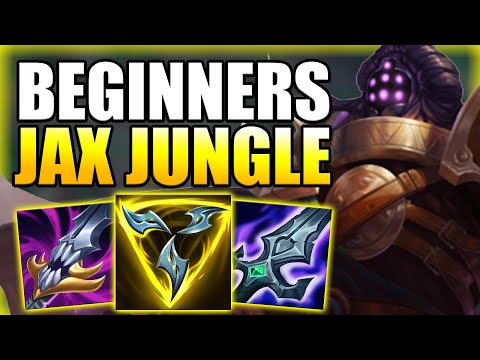 HOW TO PLAY JAX JUNGLE & CARRY FOR BEGINNERS IN S12! - Best Build/Runes S+ Guide - League of legends